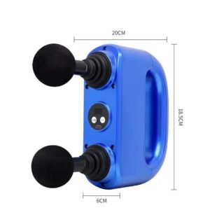 Double Head Massage Gun – 6-Gear Wide Coverage