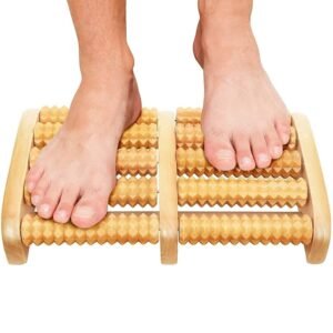 Wooden Foot Roller Massager – Reflexology Therapy Tool