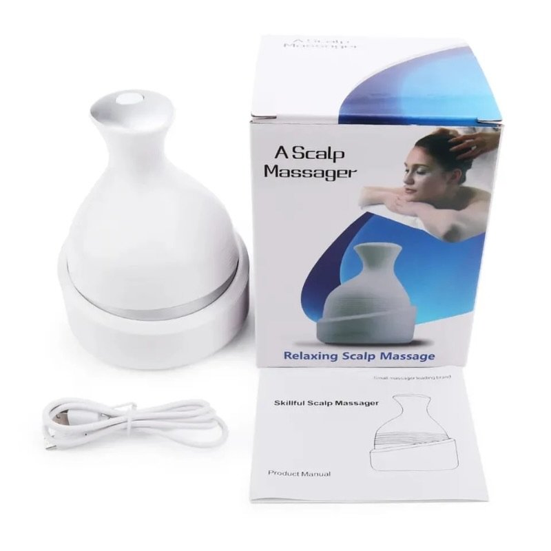 Electric Scalp Massager – 4 Clusters, Rechargeable - Image 5