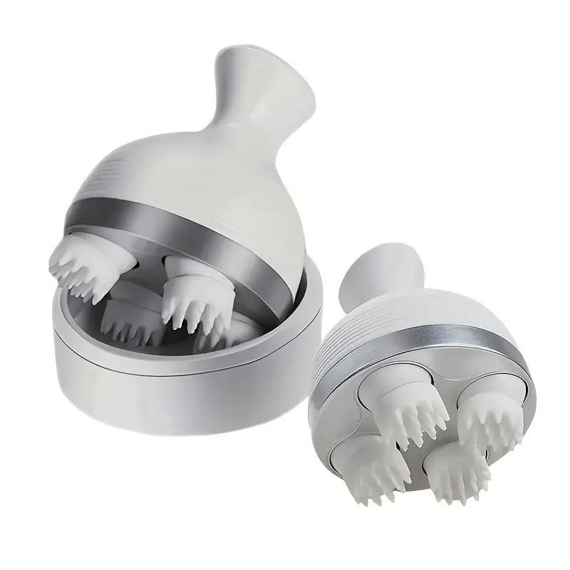 Electric Scalp Massager – 4 Clusters, Rechargeable
