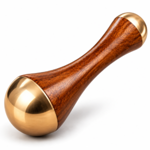 Kansa Wand Massager – Bronze Face, Body & Foot Massage Tool