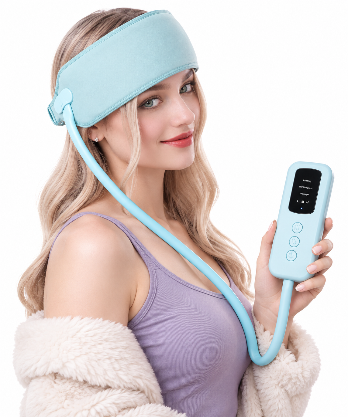 360° Head Massager – Air Compression, Kneading & Heat Therapy - Image 4